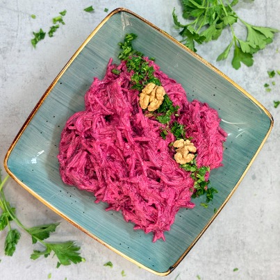 ԲԱԶՈՒԿ ԹԹՎ ԱՂՑԱՆ    BEET SALAD